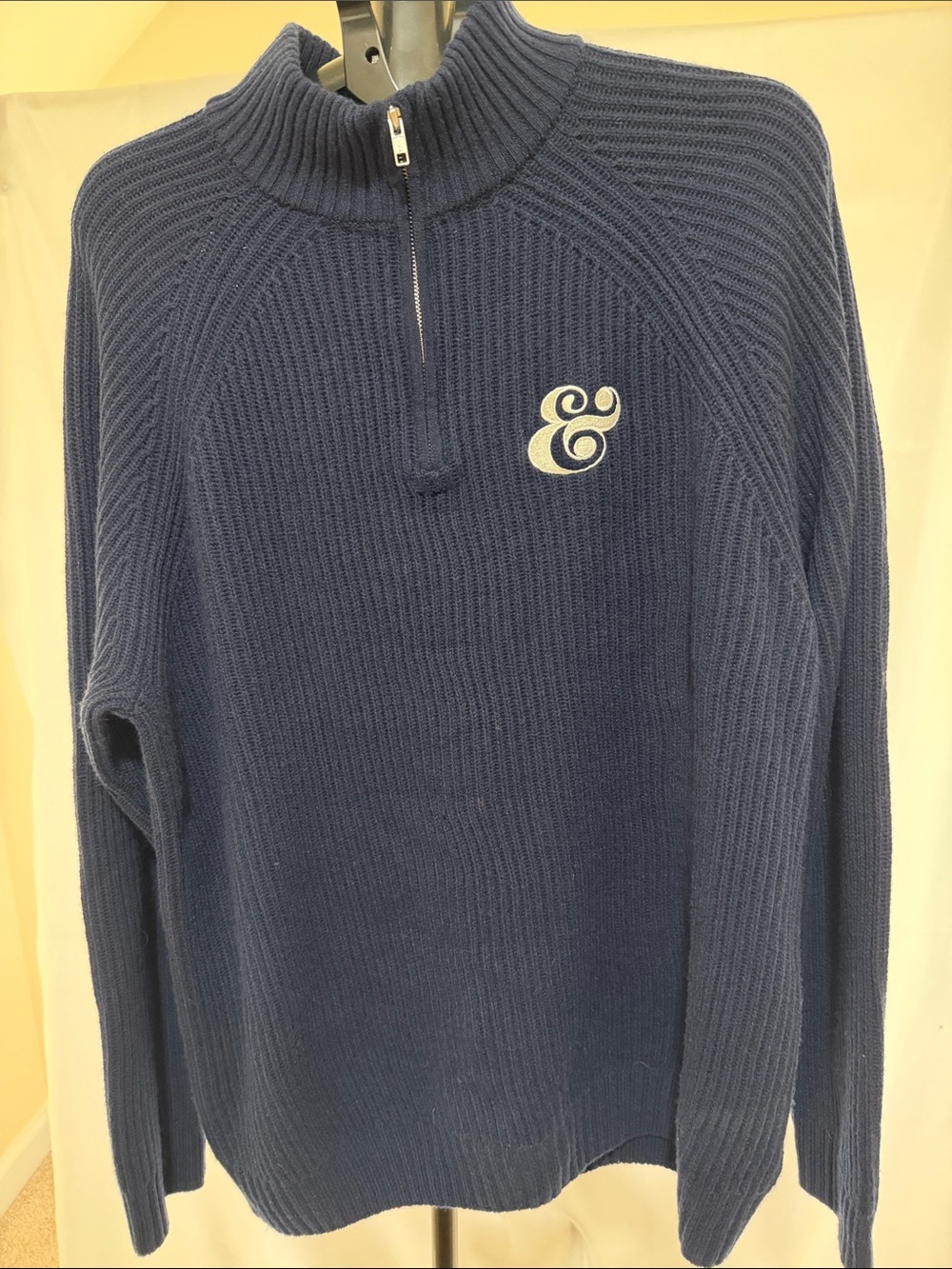 Quince Mongolian cashmere 1/4 zip sweater
